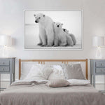 Polar Bear Family Wall Art