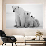 Polar Bear Family Wall Art