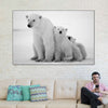 Polar Bear Family Wall Art