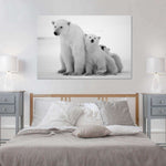 Polar Bear Family Wall Art