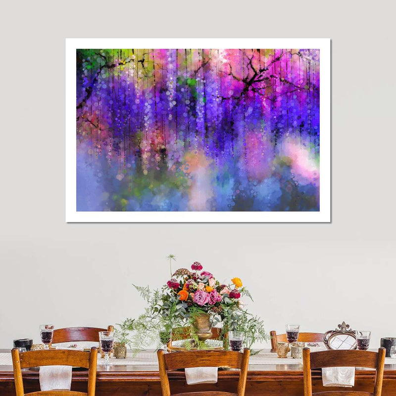 Spring Landscape Abstract Wall Art
