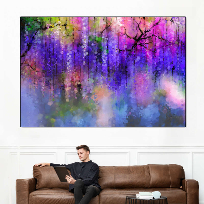 Spring Landscape Abstract Wall Art