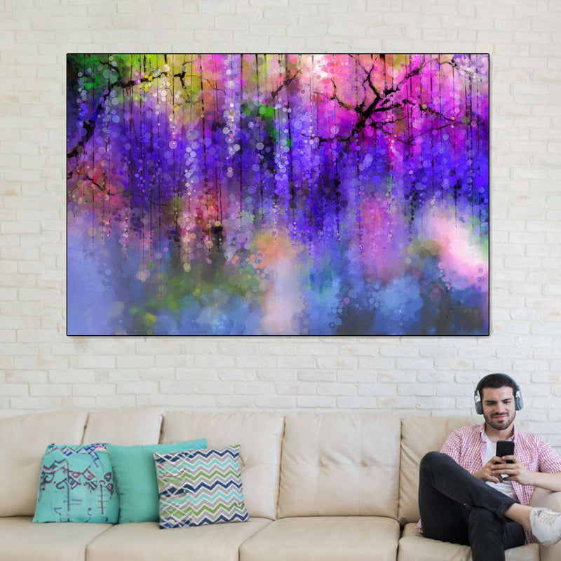 Spring Landscape Abstract Wall Art
