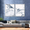 Grey And White Abstract Wall Art
