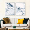 Grey And White Abstract Wall Art