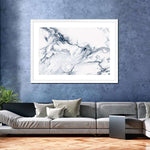 Grey And White Abstract Wall Art