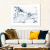 Grey And White Abstract Wall Art