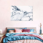 Grey And White Abstract Wall Art