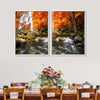 Stunning Autumn Waterfall Wall Art