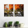 Stunning Autumn Waterfall Wall Art