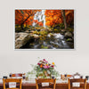 Stunning Autumn Waterfall Wall Art