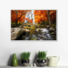 Stunning Autumn Waterfall Wall Art