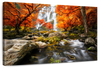 Stunning Autumn Waterfall Wall Art