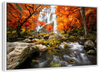 Stunning Autumn Waterfall Wall Art