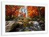 Stunning Autumn Waterfall Wall Art