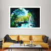Thai Cave Waterfall Wall Art