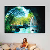 Thai Cave Waterfall Wall Art