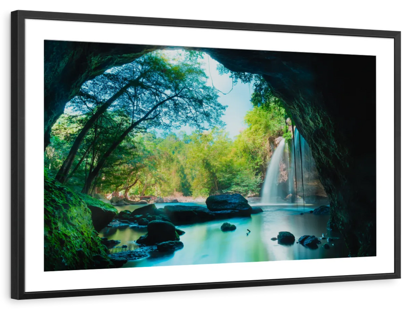 Thai Cave Waterfall Wall Art