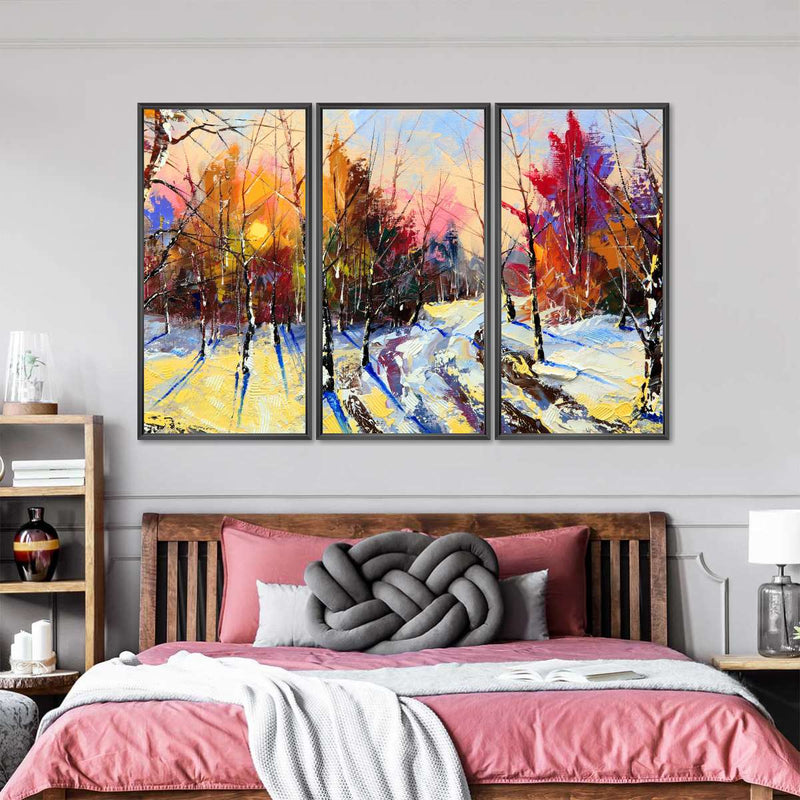 Snowy Forest Wall Art