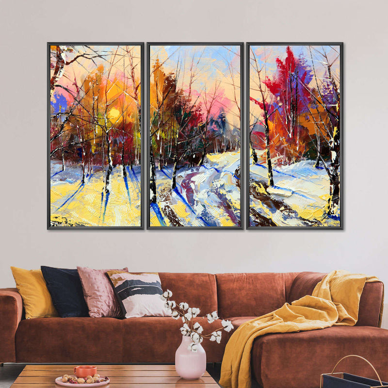 Snowy Forest Wall Art