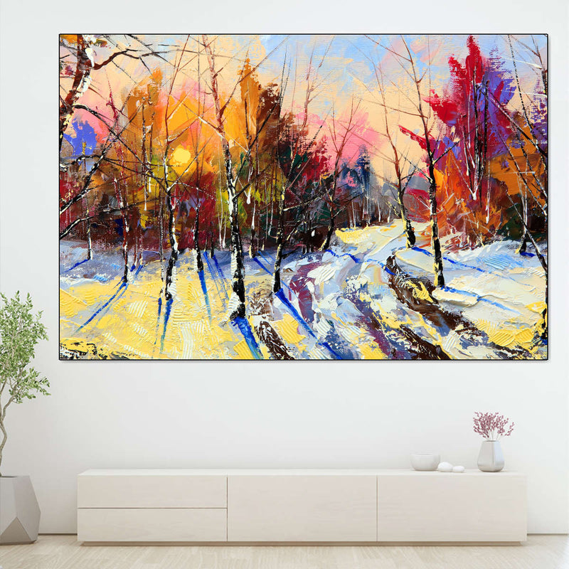 Snowy Forest Wall Art