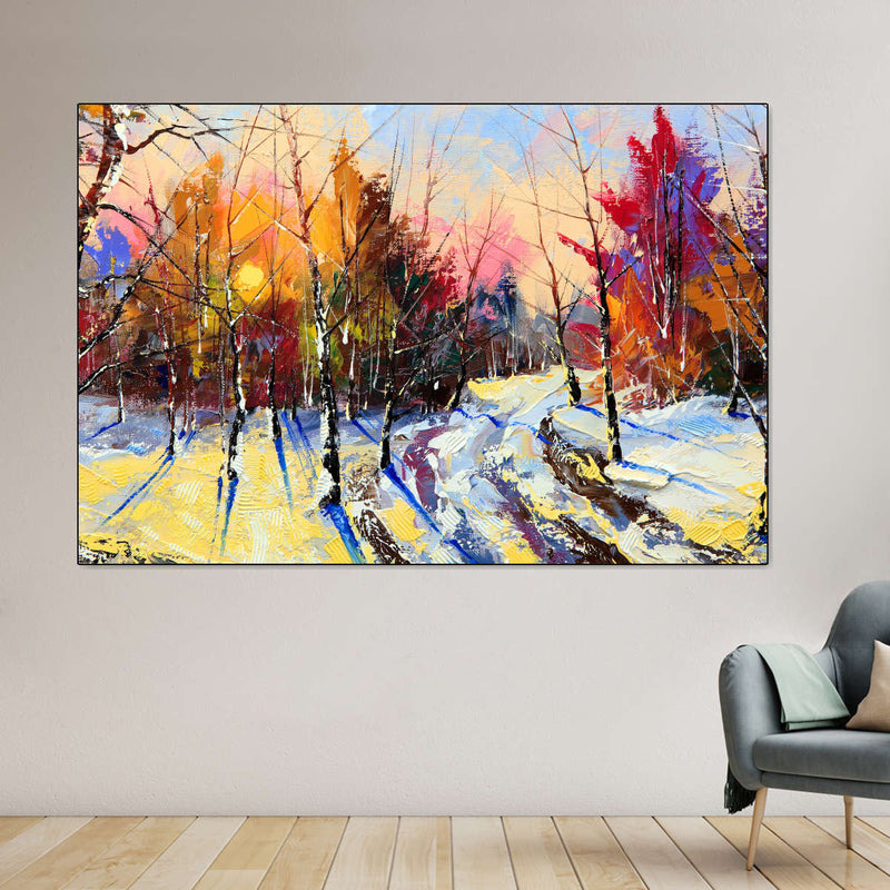 Snowy Forest Wall Art