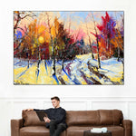 Snowy Forest Wall Art