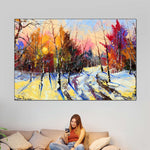 Snowy Forest Wall Art