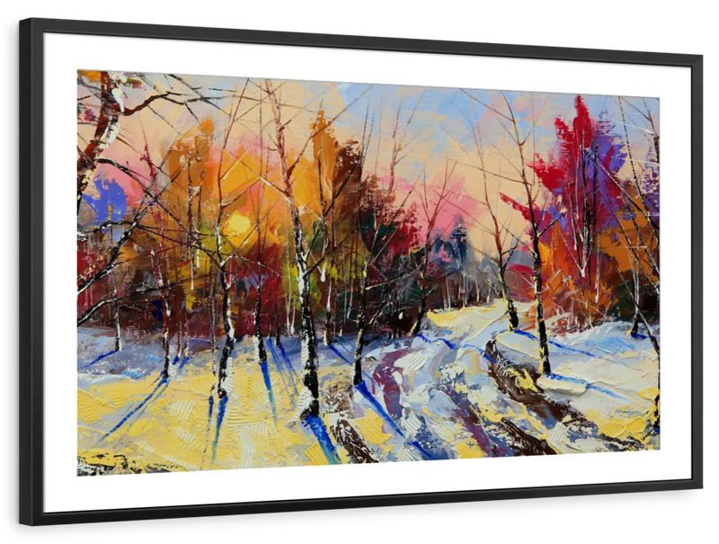 Snowy Forest Wall Art