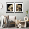 Retro Rose Wall Art