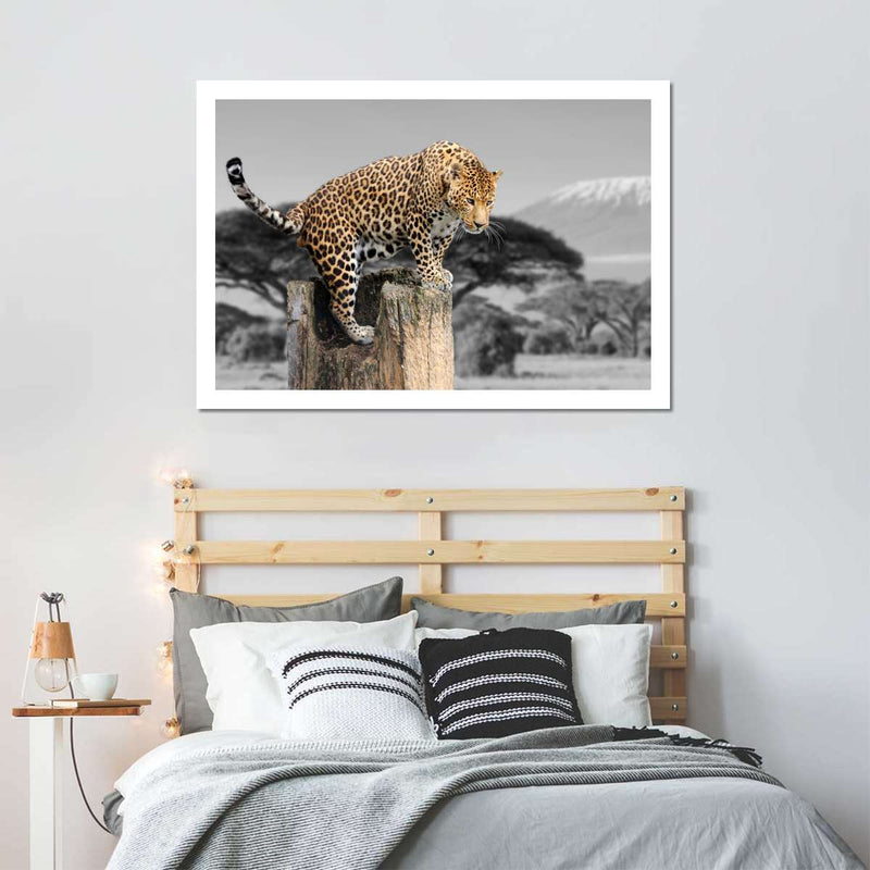 Pop African Leopard Wall Art