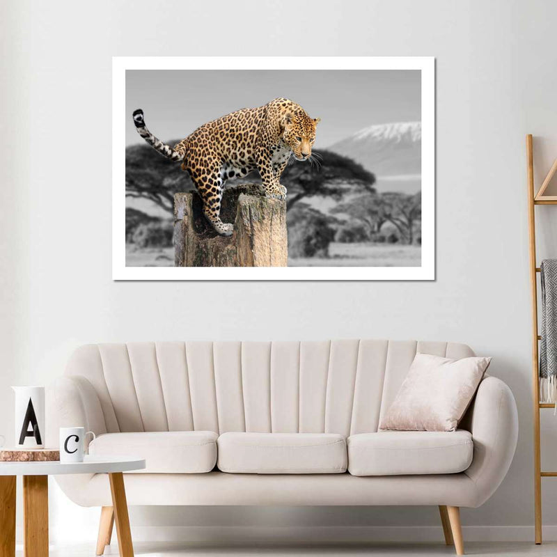 Pop African Leopard Wall Art