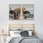 Pop African Leopard Wall Art