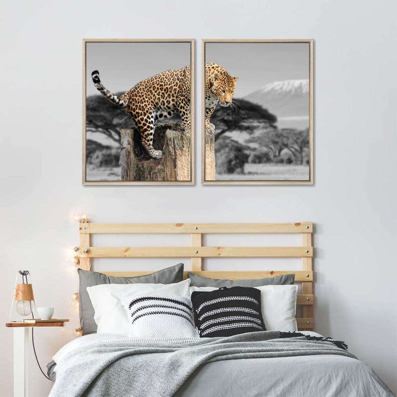Pop African Leopard Wall Art