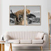 Pop African Leopard Wall Art