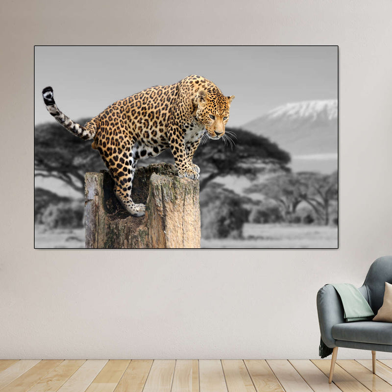 Pop African Leopard Wall Art