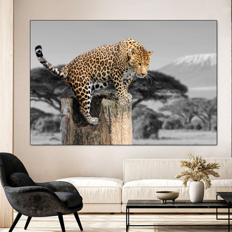 Pop African Leopard Wall Art