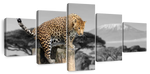 Pop African Leopard Wall Art