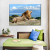 Roaring Safari Lion Wall Art