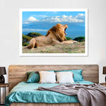 Roaring Safari Lion Wall Art