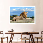 Roaring Safari Lion Wall Art