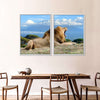 Roaring Safari Lion Wall Art
