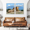 Roaring Safari Lion Wall Art