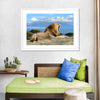 Roaring Safari Lion Wall Art