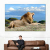 Roaring Safari Lion Wall Art