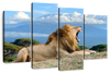 Roaring Safari Lion Wall Art