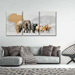 Iconic Safari Animals Wall Art