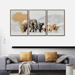 Iconic Safari Animals Wall Art