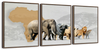 Iconic Safari Animals Wall Art