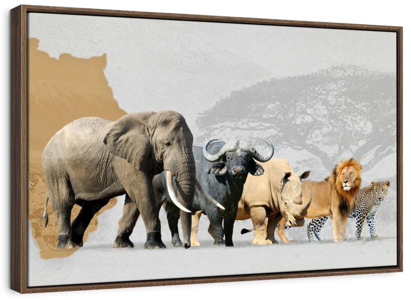 Iconic Safari Animals Wall Art